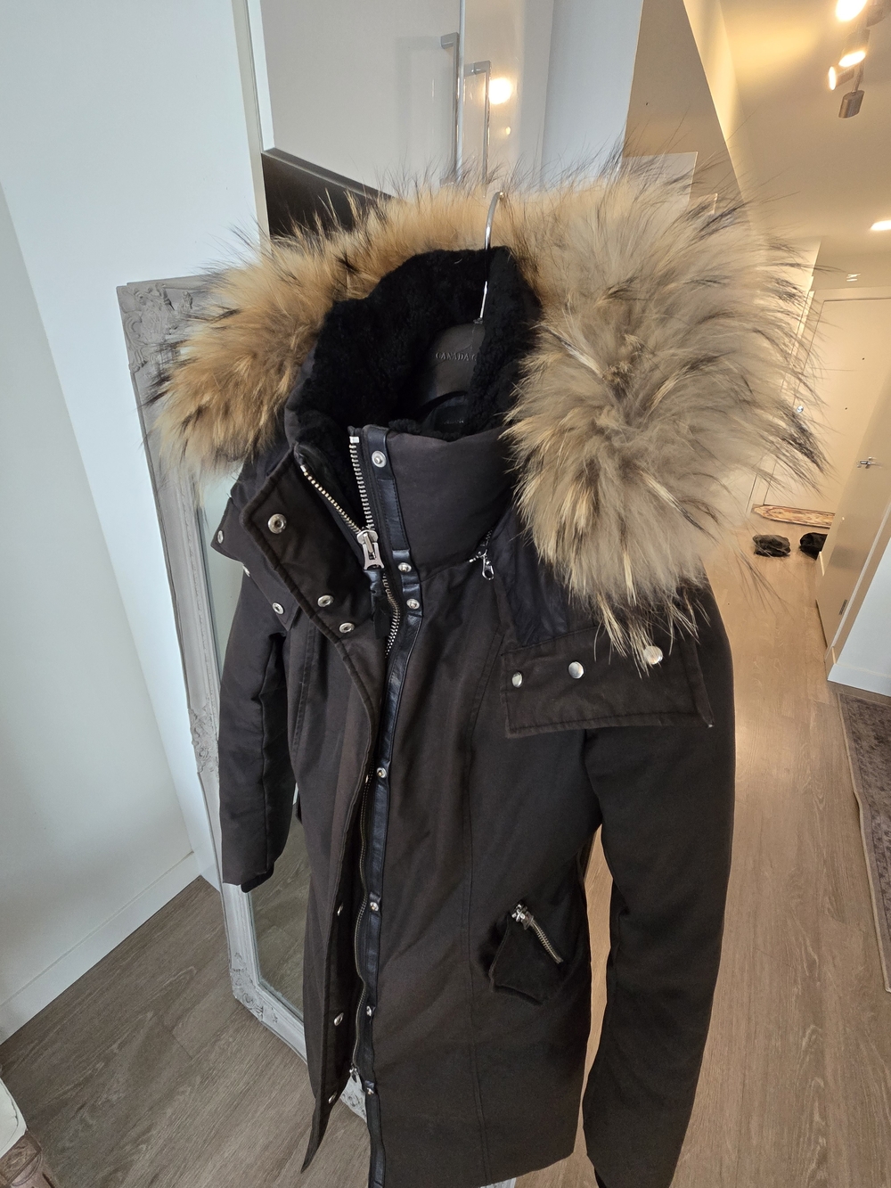 Mackage Parka with Removable Fur-Trim Hood